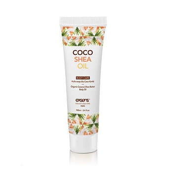 Органическое кокосовое масло карите (ши) для тела EXSENS Coco Shea Oil 100 мл, сертификат ECOCERT