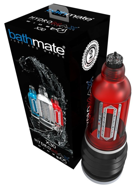 Гидропомпа Bathmate Hydromax 7 WideBoy Red (X30) для члена длиной от 12,5 до 18см, диаметр до 5,5см