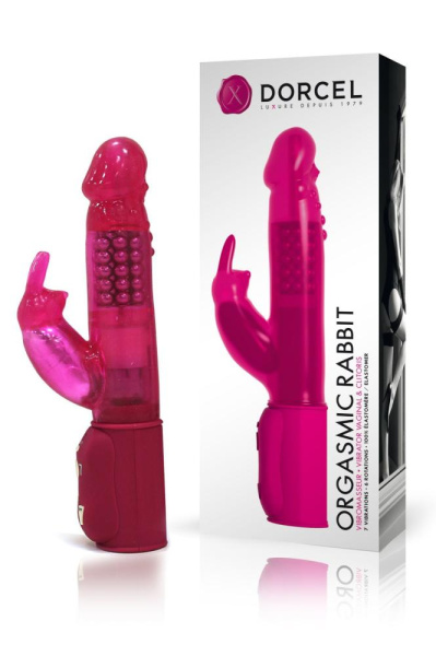 Вибратор-кролик Dorcel Orgasmic Rabbit Pink с жемчужным массажем